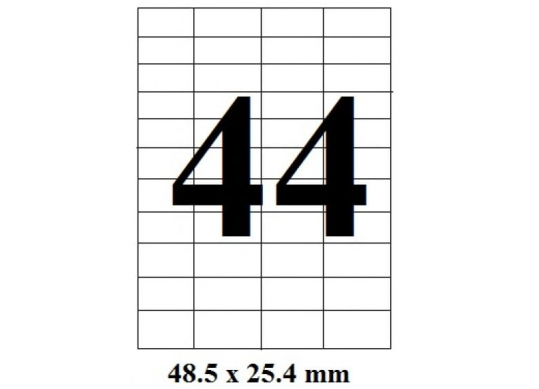 Etichete autoadezive  44buc 48*25.4mm olimp SP44