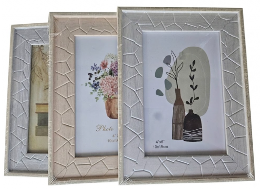 Rama foto 10x15cm (ML39-34)gri,alb,bej cu suport 252403