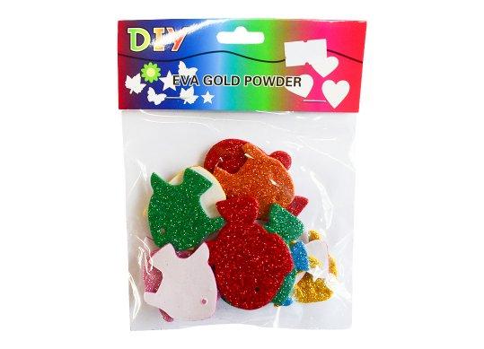 Accesorii Craft hirtie gumate Glitter/adezive Pestisori 218829