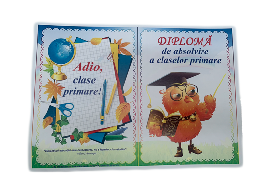 Diploma Adio, clase primare A5 Set 10b DCL-13.1/16.1