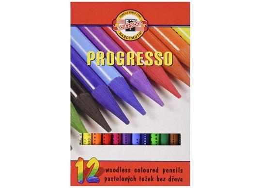 Creioane color Koh-i-Noor 12cul Progresso KH8756
