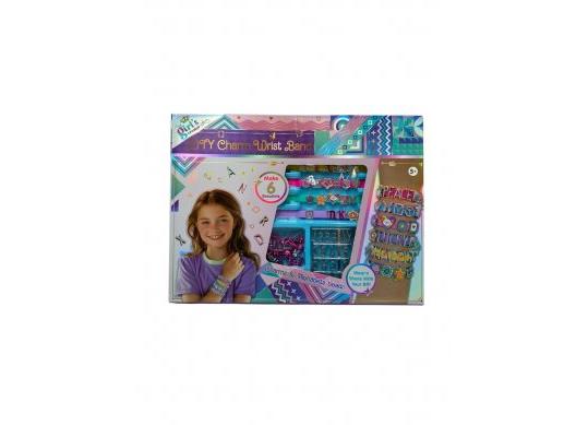 Set creatie bratari din silicon cu alfabet YH197-1