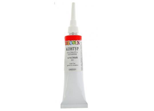Contur acril sticla/ceramica Rosu Decola 18 ml 5303331