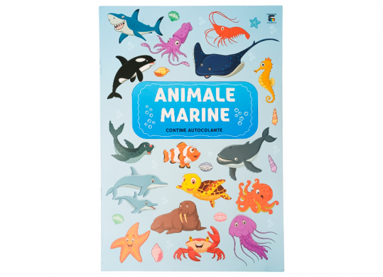 Carte coloram A4 CP Animale MARINE C003958