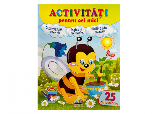 Carte Activitati p/u cei mici Albina+autocolante CN667224