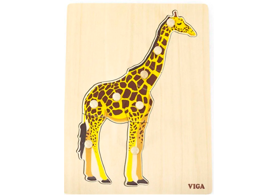 Puzzle din lemn Giraffe 44605