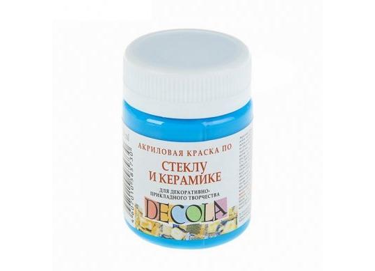 Acril sticla&ceramica Decola 50ml Albastru celest 4028512