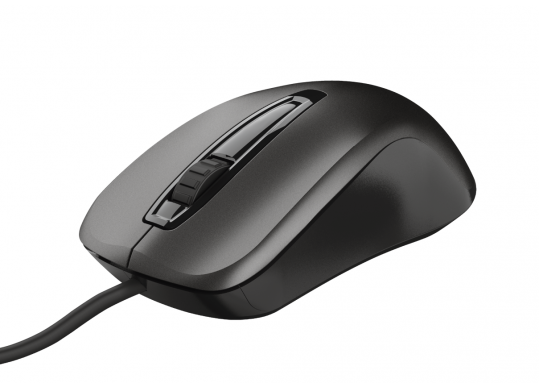 Mouse Trust optical,USB 1200dpi,Black 23733