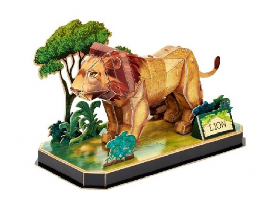 Puzzle 3D MIX Animal Pals-Lion P856h