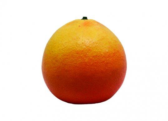 Fruct portocala decorativa galben oranj 7.5x7.6cm N094-KF