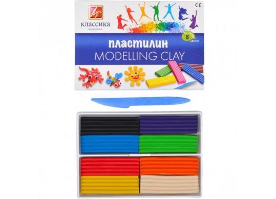 Plastilina Luci 8 culori (Clasica) 12C867-08