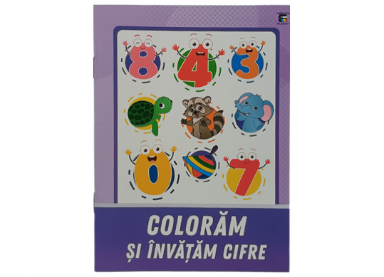Carte coloram A5 (coloram si invatam cifre) C003293