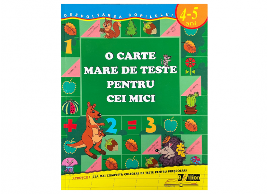 Carte O carte mare de teste 4-5 ani (40837) B984461