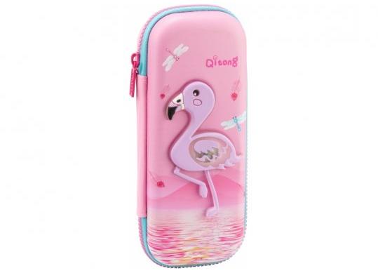Penar 1 fermoar Qitong Flamingo (aplicatie Led) 5759Pink