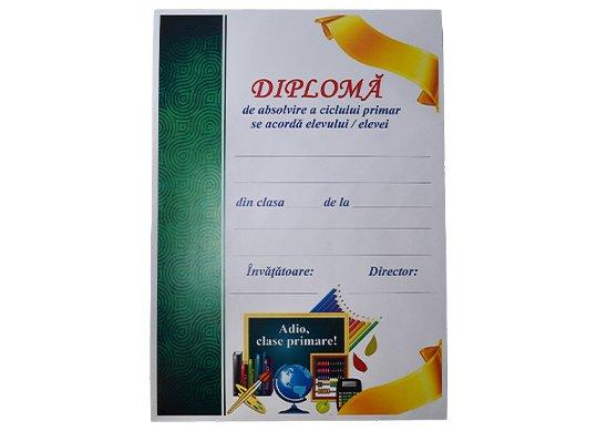 Diploma Adio, clase primare A4 10b DCL-2.1