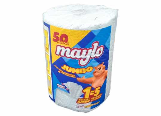 Servetele de bucatarie MAYLO, 1 rul,2 str 50m Jumbo TH500836