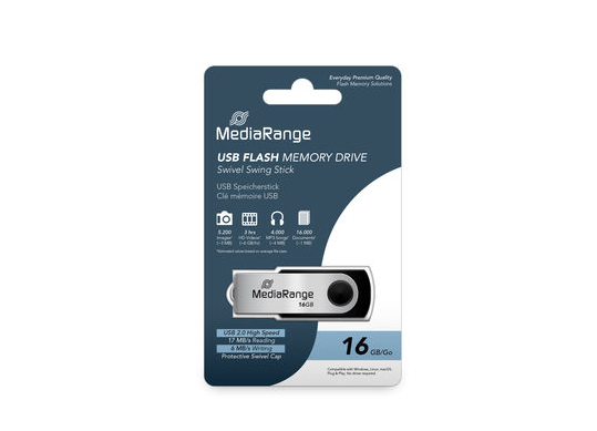Flash USB: 16GB Media Range USB2.0 MR910