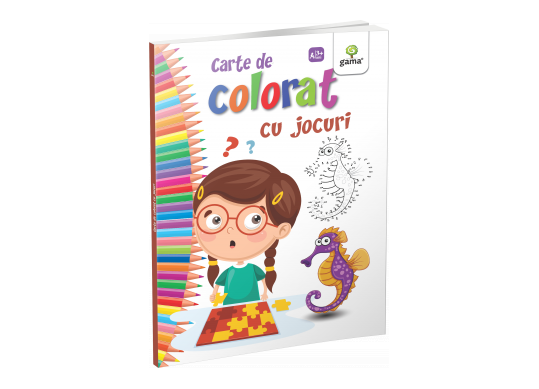 Carte Carte de colorat cu jocuri CD9222