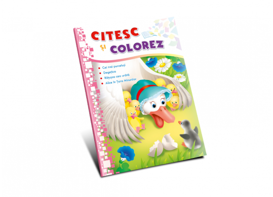 Carte Citesc si colorez Ratusca cea urita (nou) PD0071