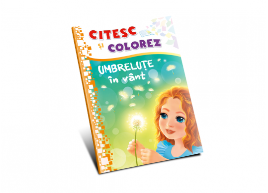 Carte Citesc si colorez Umbrelute in vint(nou) PD0033