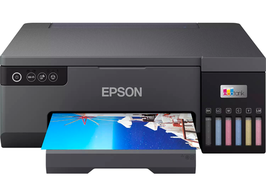 Imprimanta cu CISS Epson Eco Tank L8050 / A4 / Wi-Fi / CD/DVD print / Black L8050