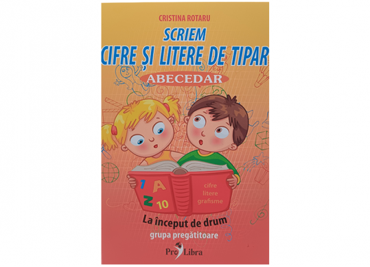 Carte Scriem cifre si litere de tipar PL1829