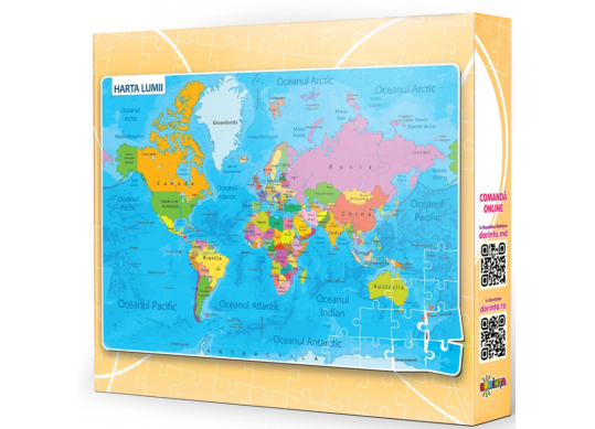 Puzzle 120 buc Harta lumii PD4208