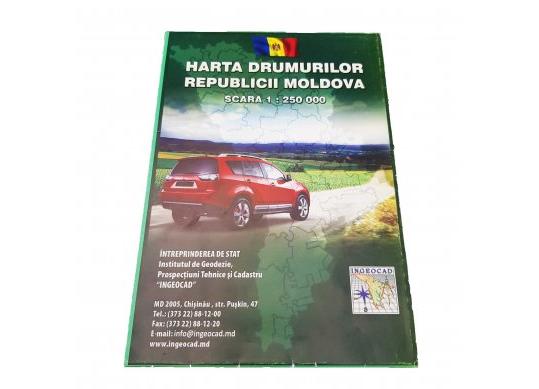 Harta drumurilor R.Moldova 1:250 000 IG901789