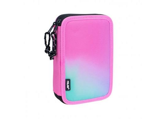 Penar Milan 2 fermoare cu rechizite Sunset Pink 081264SN1P