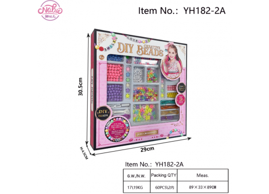Set creatie cu margele 20 de creatii YH182-2A