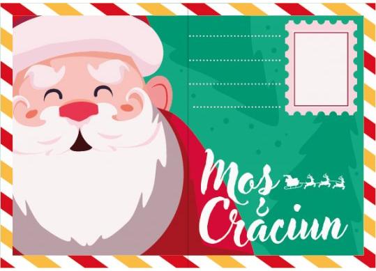 Felicitare Scrisoare pentru Mos Craciun F010