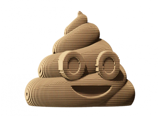 Cartonic 3D Puzzle Poop,31,5x21,5x6cm 132863