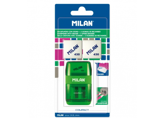 Suport p/u radiera+2 radiere rezerva Milan BYM10140