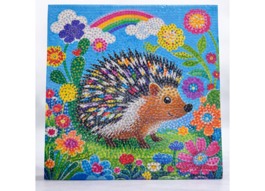 Tablou cu DIAMANTE 20x20 Arici (ML19-3/25-4) MKX17351