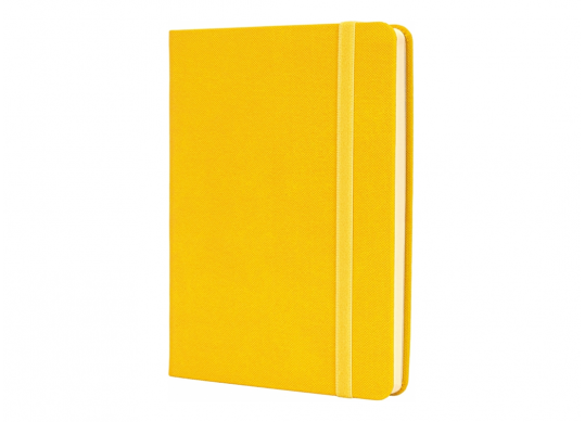 Agenda nedata A6 128foi SQUARE (cu elastic) galben O20386-05