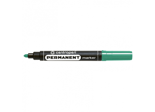 Marker Permanent Centropen (virf rotund/verde) C8566 04