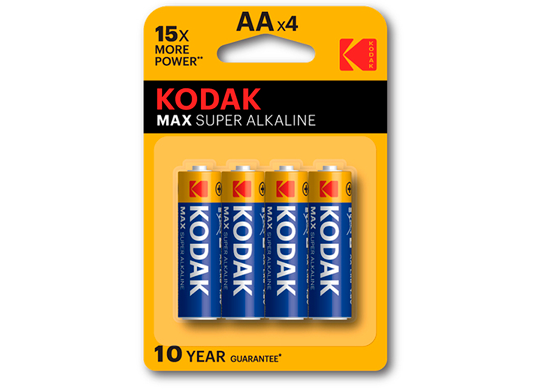 Baterie Kodak max Alkaline AA (4pack) 30952867