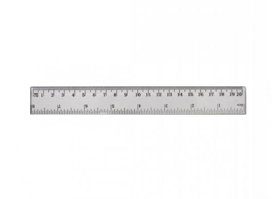 Rigla plastic 20cm (ML12-1) 950012