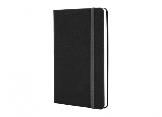 Agenda nedata cu elastic A5/128foi SQUARE negru (cop.tare) O27100-01