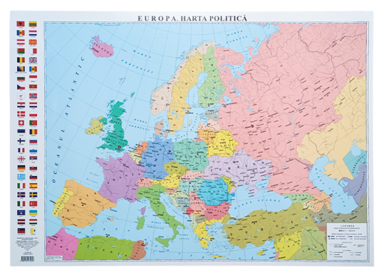 Harta politica Europa A2 PL2647