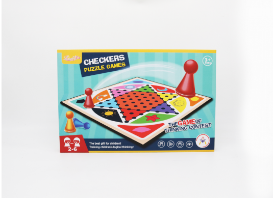 Joc de masa Checkers Puzzle Games A16 MKM845113