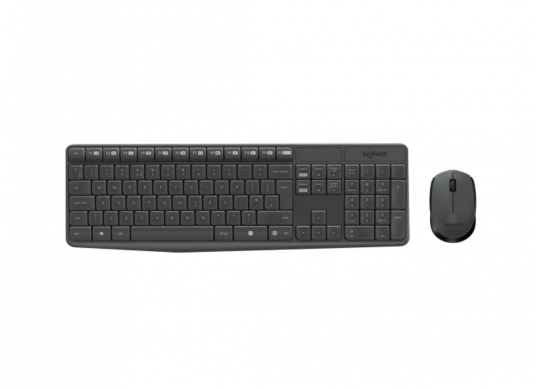 Tastatura cu mouse Wireless Logitech Combo MK235 / USB / Retail INTNL - US Intrernational layout LO 920-007931