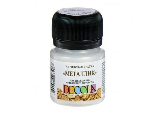 Acril Decola metalic 20ml Argint deschis 4926961