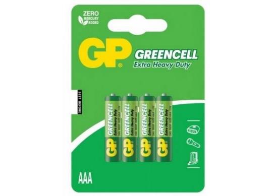 Baterie GP Greencell AAA (4buc/blister) (0478) 24G-U4