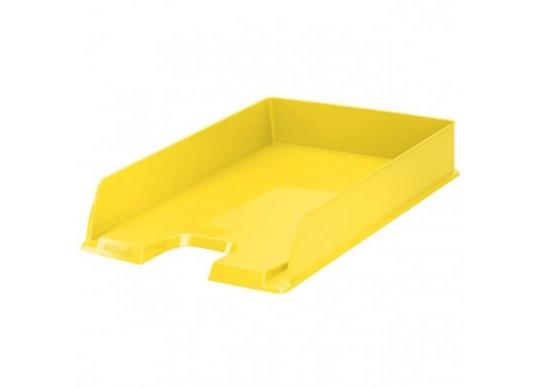 Tavita orizontala plastic ESSELTE europost, galben 623925