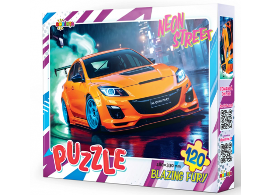 Puzzle 120 buc Neon Street.Blazing Fury PD2631