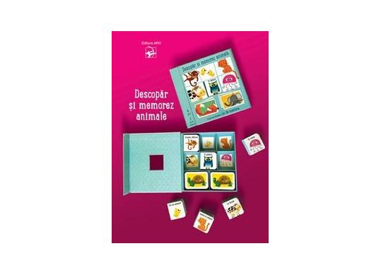 Carte Descopar si memorez animale + joc de memorie CD3681