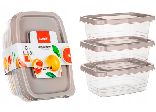 Lunch Box 1130ml (3buc) 55075355 55075355