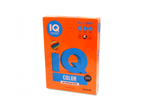 Hirtie color IQ A4 80gr 500foi Orange OR43-80