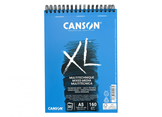 Sketchbook A5 Canxl mix media 30 foi 160 g cu spira C31078A035